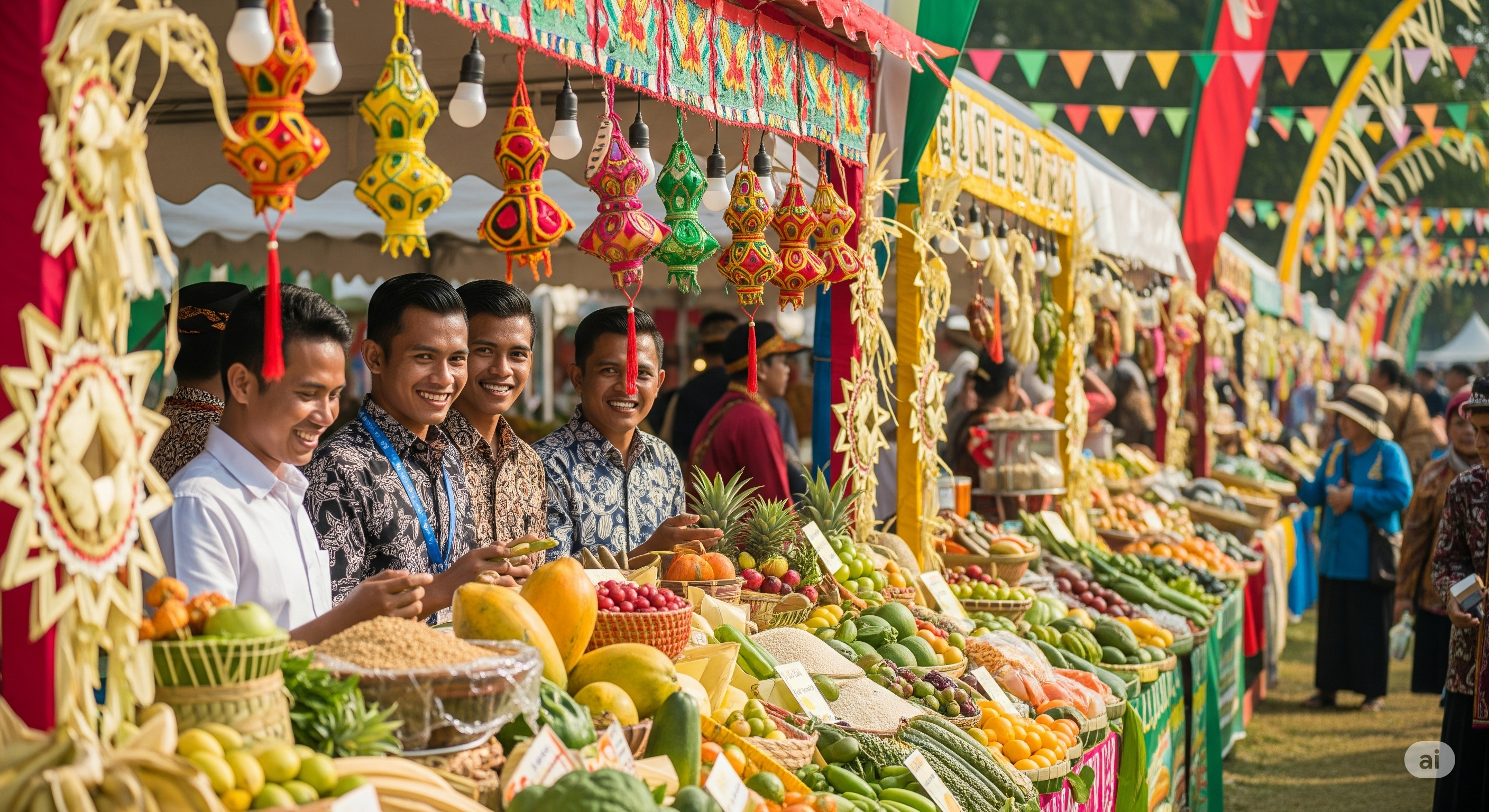 [Image of Sekelompok orang berjalan di jalur setapak hutan]